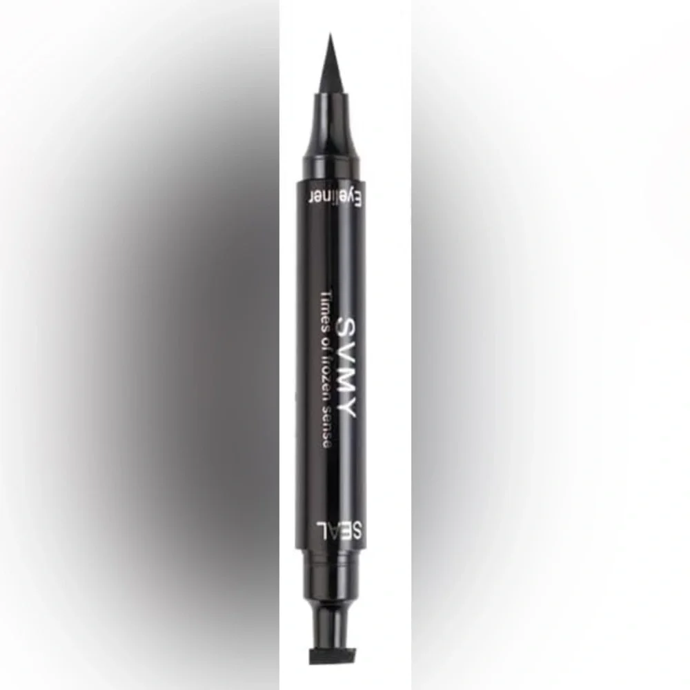 Dual-Ended Black Liquid Eyeliner